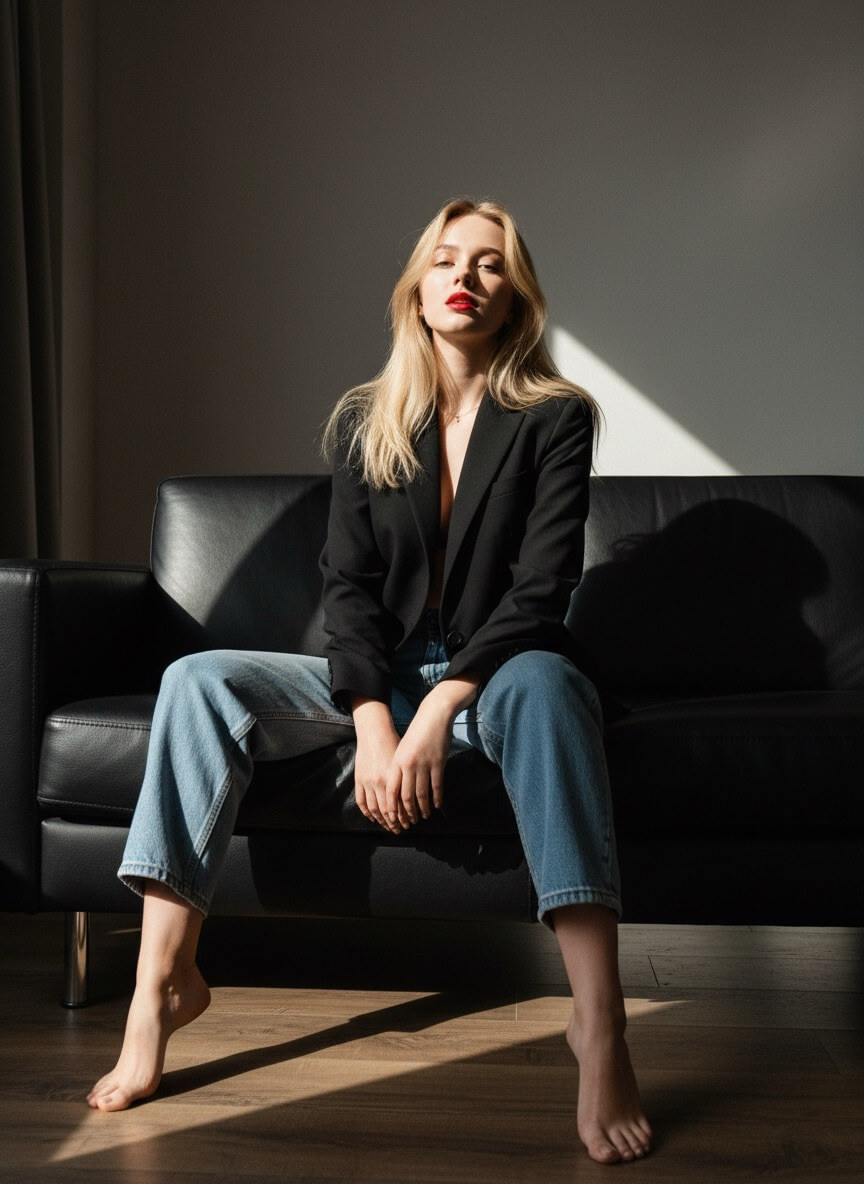 Модель вне подиума